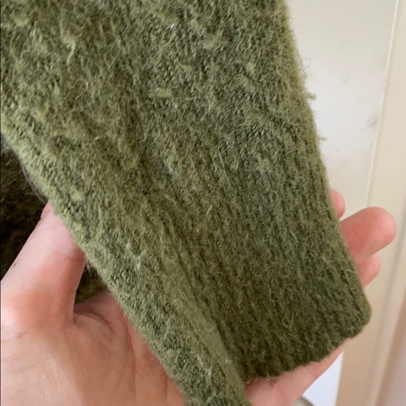 Military green cardigan - Picture 2 of 2